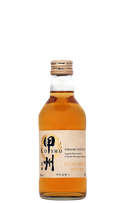 ウイスキー甲州韮崎 ピュアモルト 瓶 180ml