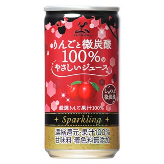 神戸居留地 りんごと微炭酸100％のやさしいジュース 185ｍl