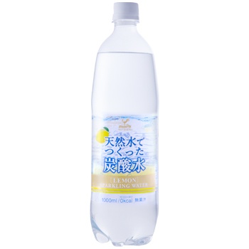 神戸居留地 天然水でつくった炭酸水レモン 1L