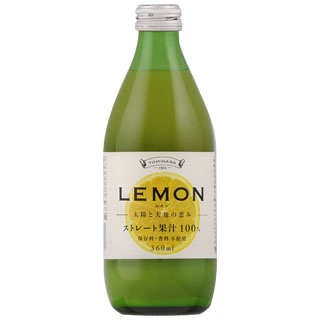TOMINAGA レモンストレート果汁100% 360ml