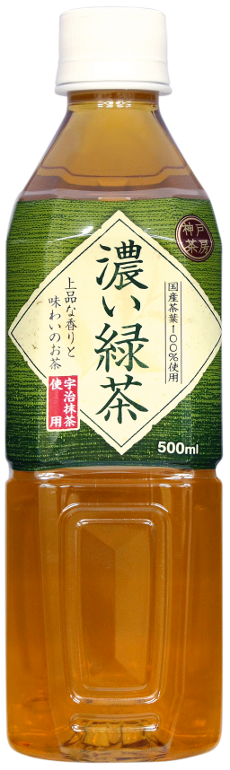 神戸茶房 濃い緑茶 500ml