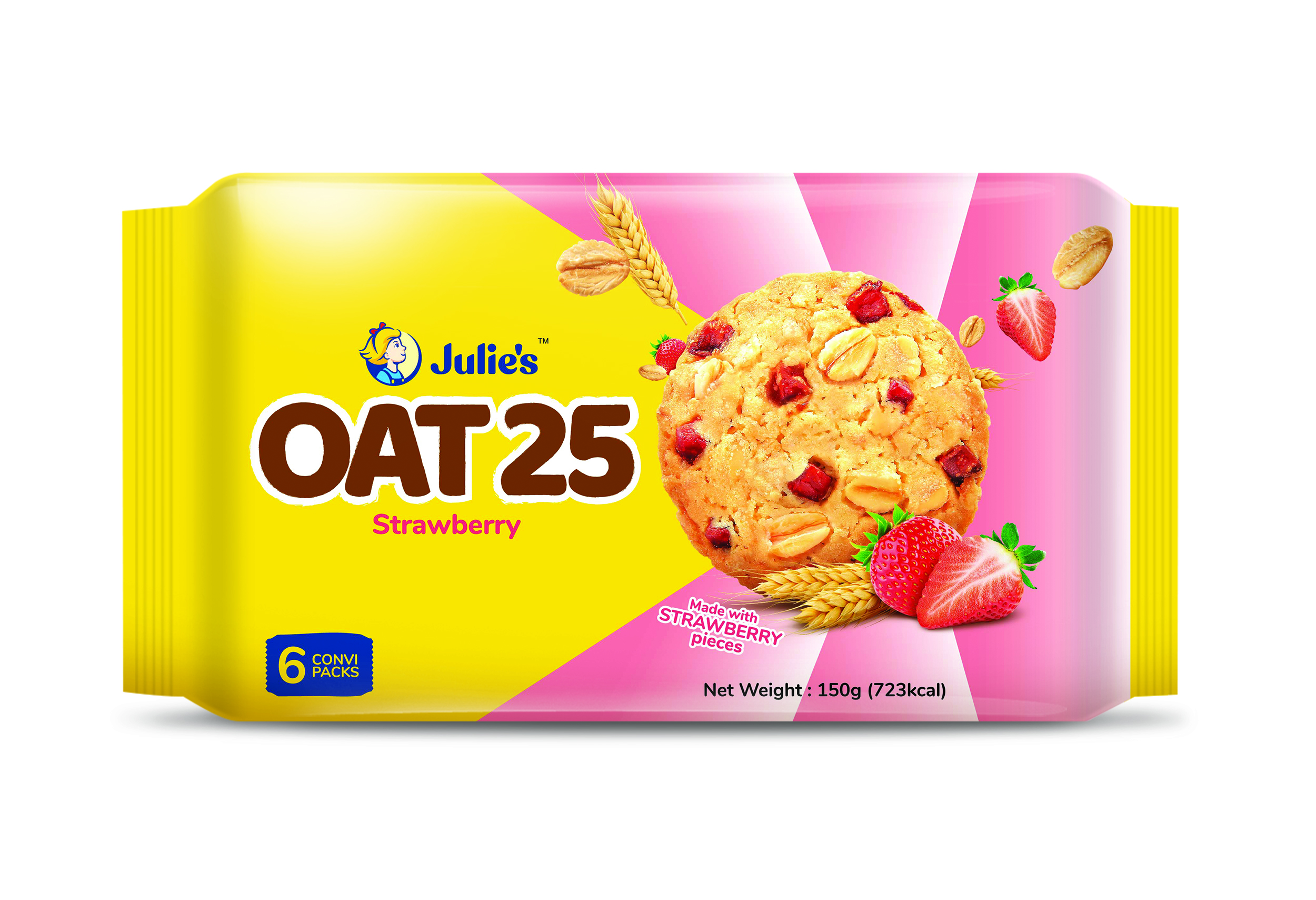 ジュリーズ オーツ25ストロベリー[個包装6袋入り]