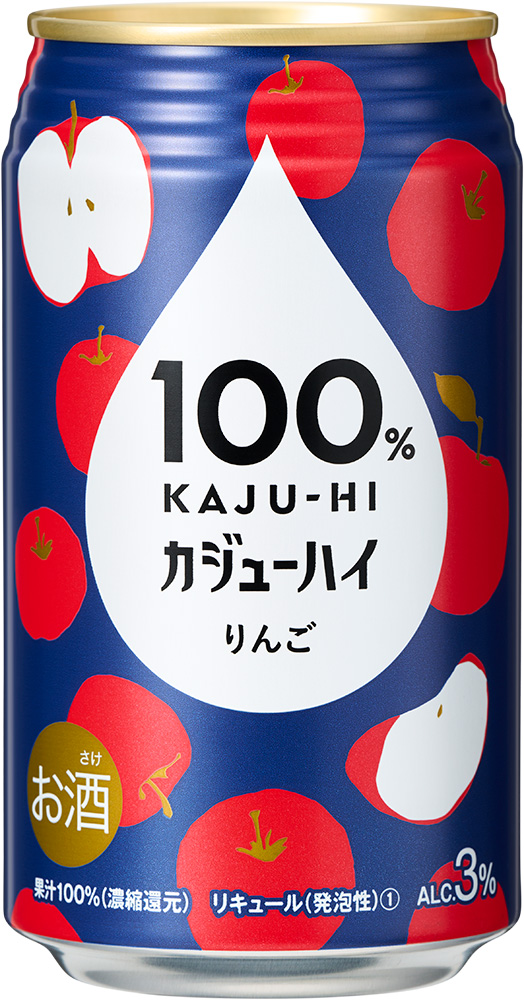 １００％カジューハイ りんご 340ml