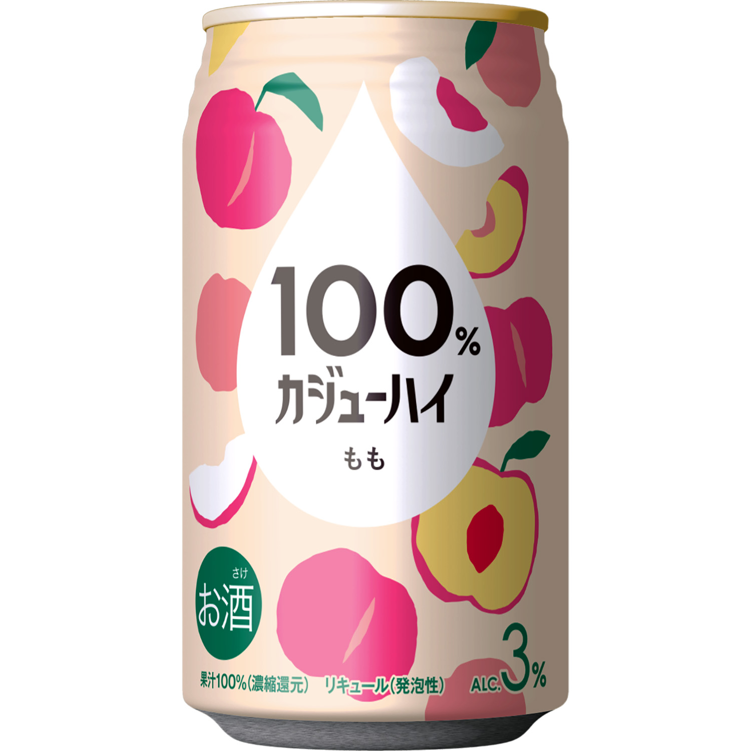 １００％カジューハイ もも 340ml