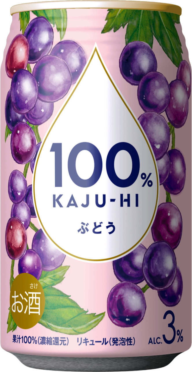 １００％カジューハイ ぶどう 340ml